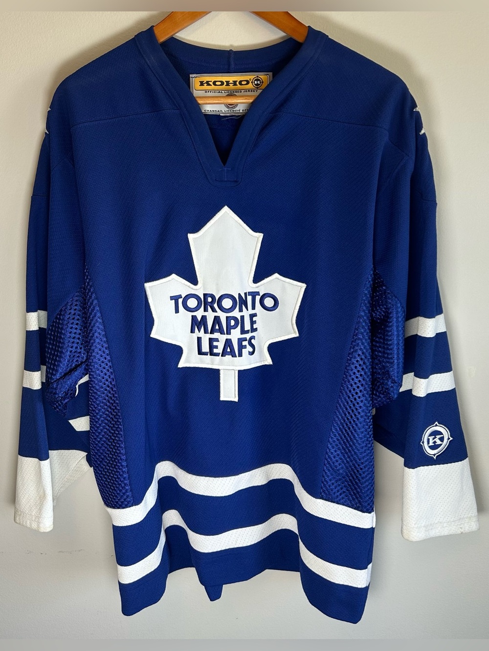 Vintage KOHO Toronto Maple Leafs NHL Hockey Jersey Officially Licensed Adult S/M